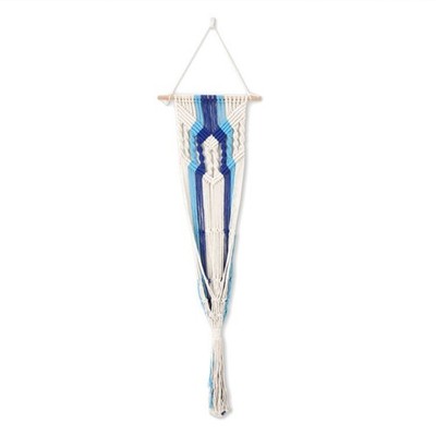 Handwoven Tapestry Wall Hanging Macrame Pet for Cat Hammock Bed Swing Home Decor