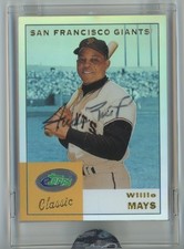 2002 Topps eTopps Classic #ETC12 Willie Mays Auto Encased Sealed Autograph