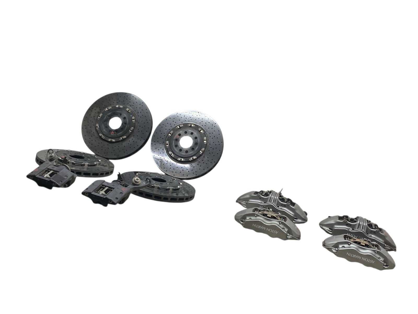 2013-2016 Aston Martin Front Rear Brembo Brake Caliper & Brake Rotor Set *23k*