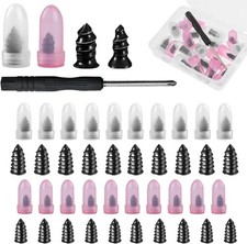 100PCS Rubber Tire Nail Repair Kit Screw In Tire Plugs for Car Truck SUV Van 