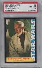 1977 STAR WARS WONDER BREAD #2 BEN KENOBI