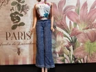 vintage barbie clothes halter and jean