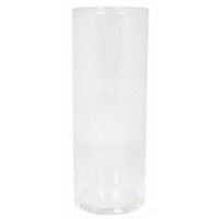 Inna-Glas Glasvase Zylinder Sanya Ocean, Klar, 40 Cm, Ø 15 Cm
