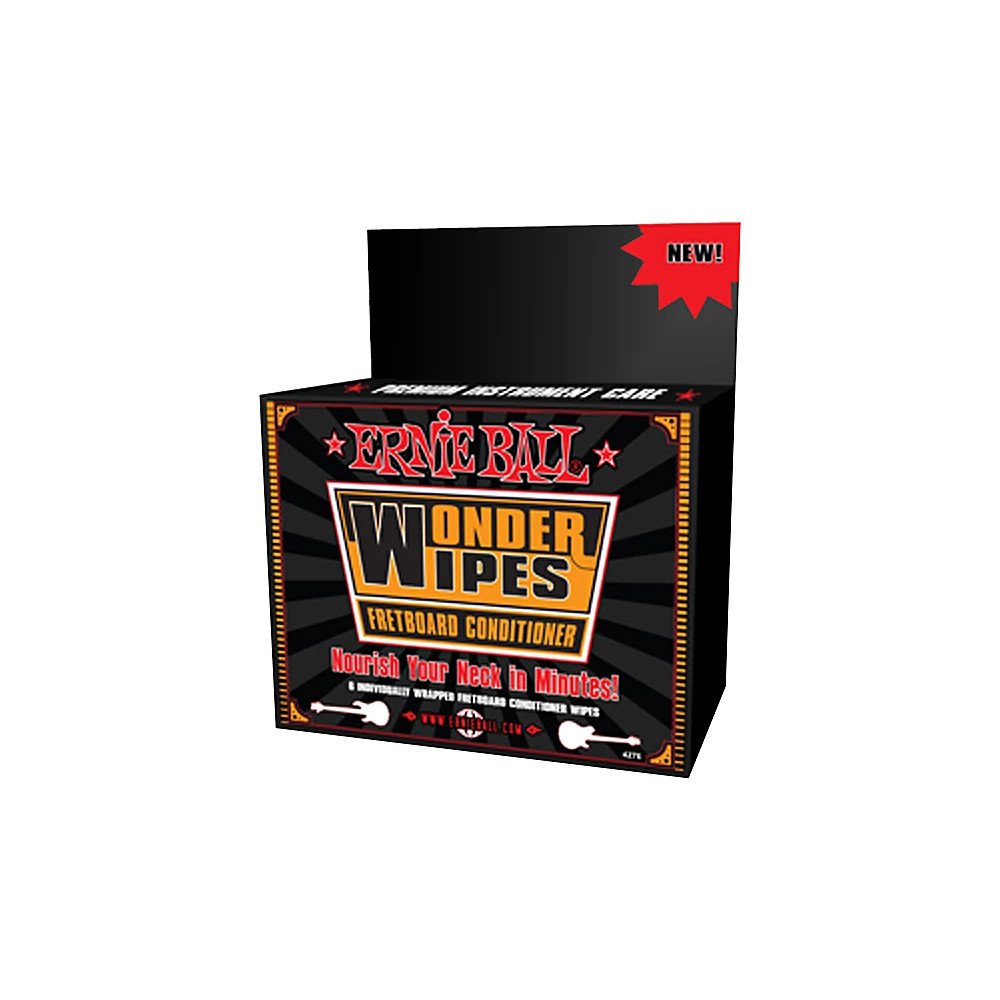 Ernie Ball Wonder Wipe Fretboard Conditioner 6-pack 2090₽