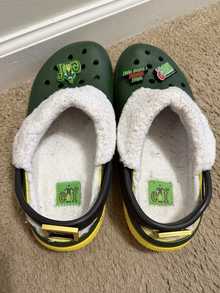 Buddy The Elf × Crocs Lined Clogs Men's Size 10 Women Size 12 Christmas Limited - Image 3 of 4