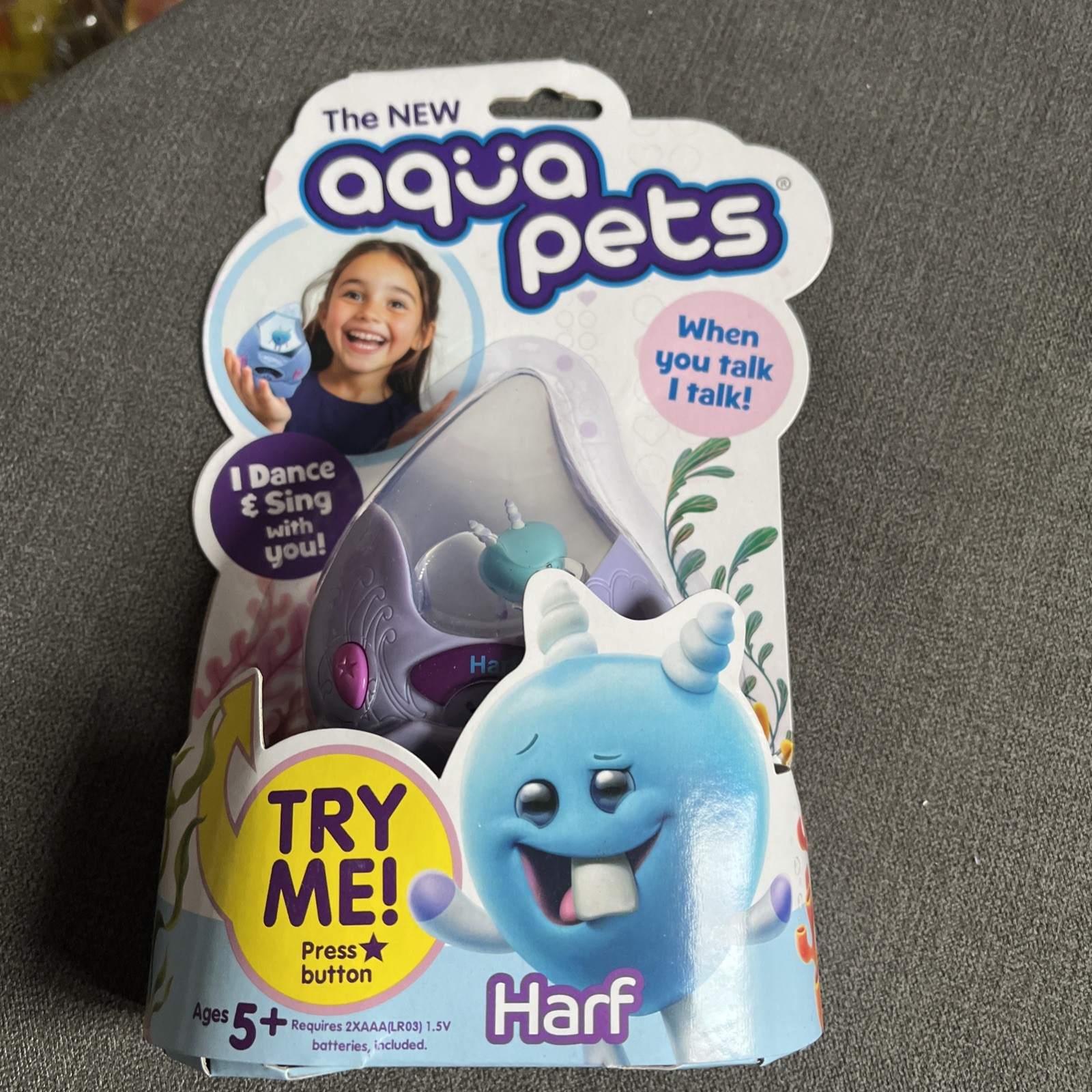 AQUA PETS Harf Interactive Dancing Pets With Musical Sounds & Moves Ages 5+
