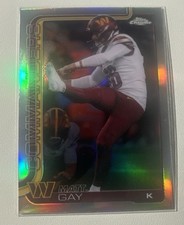 Matt Gay 2025 Topps Chrome Refractor Washington Commanders 🔥