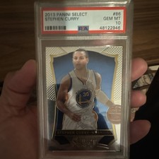 Panini Select 2013-14 Stephen Curry #86 PSA 10 Golden State Warriors Basketball