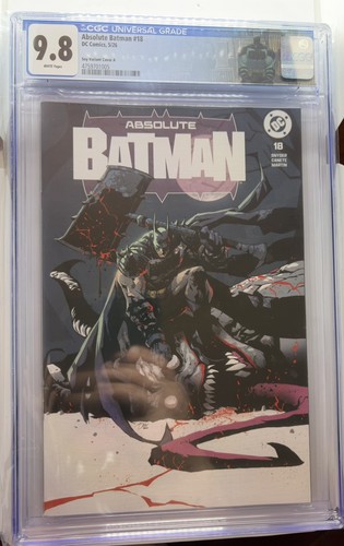 Absolute Batman #18 Dexter Soy Trade Variant CGC 9.8 NEW ABS BATMAN LABEL