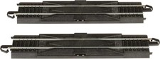 Bachmann Trains - Snap-Fit E-Z TRACK 9  STRAIGHT RERAILER 2/Card - STEEL ALLOY