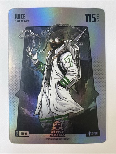 JUICE #SBF-27 Silver Battlefoil Steel (Jaylen Brown) Bo Jackson Battle Arena