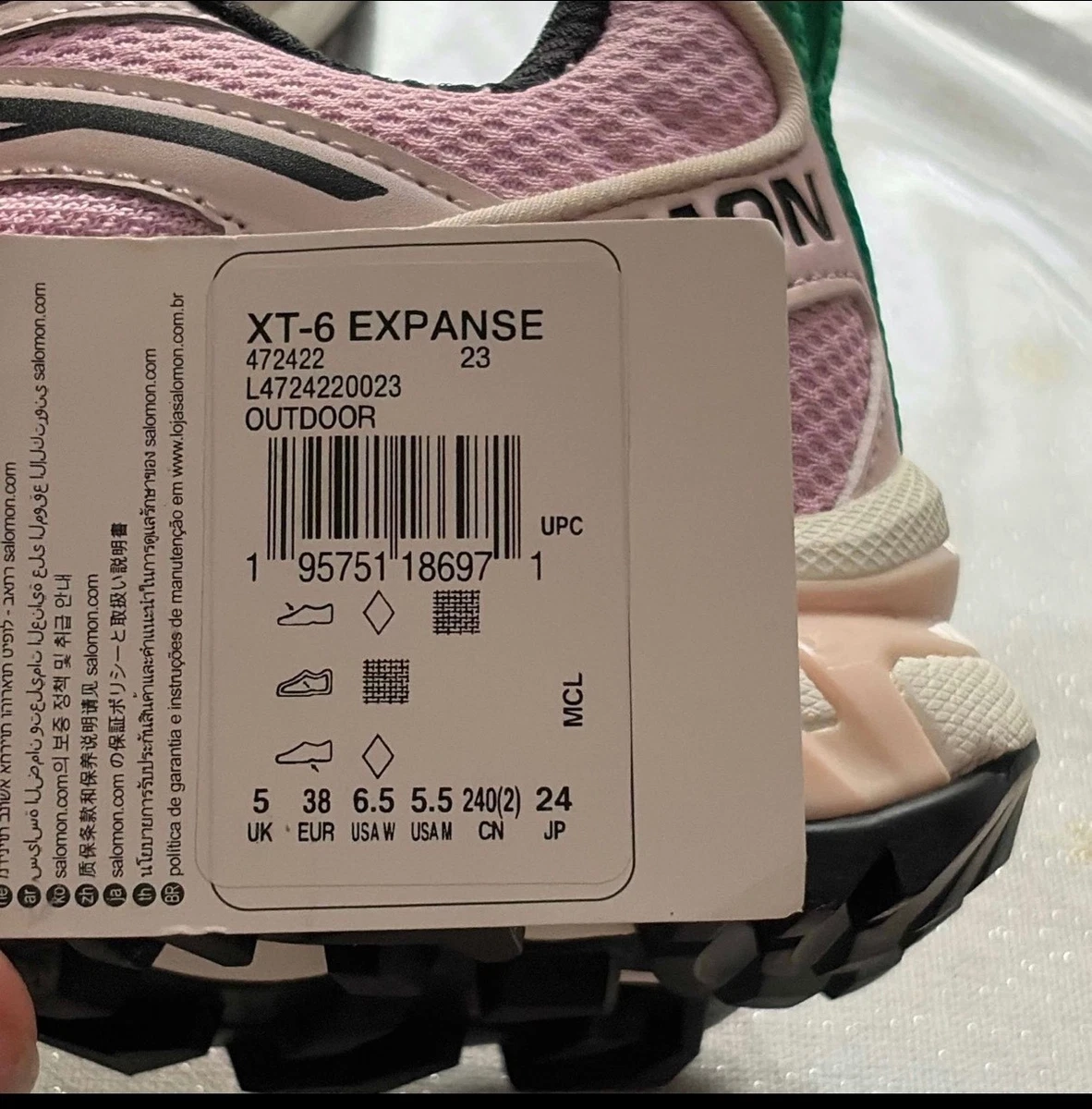 Salomon Sandy Liang x XT-6 Expanse Cradle Pink for sale | eBay