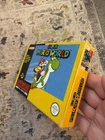 Super Mario World Yellow Box SNES (PAL) Rare. Complete in Box. Tested & Working
