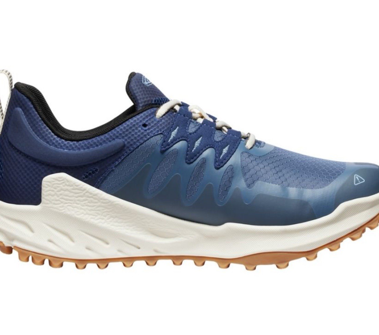 Scarpa da trekking Keen Zion Low da uomo taglia 14 per tutti i terreni vintage indaco denim sbiadito