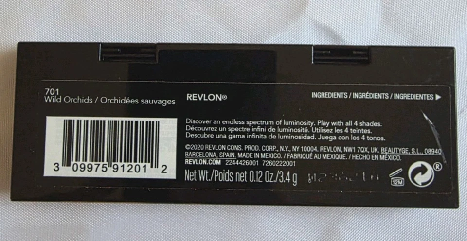 Revlon Illuminance Matte Shimmer Eyeshadow Quad 701 Wild Orchids - Image 2 of 2