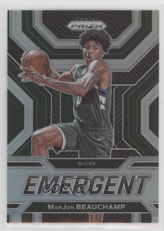 2022-23 Panini Prizm Emergent Silver Prizm MarJon Beauchamp #3 Rookie RC 0jm6