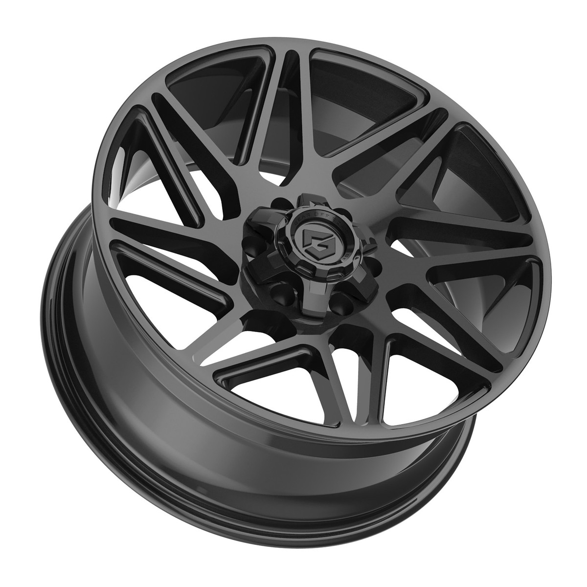 5/Gear Off Road 777B Vortex Gloss Black 20x9 6x135 / 6x5.5 18mm