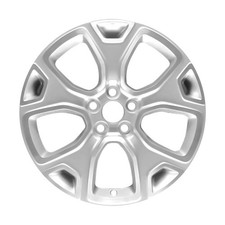 18x7.5 10 Spoke Refurbished Aluminum Wheel Painted Gloss Black 560-09126b