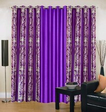 New Polyester Curtain Set Long Door 9 Feet Pack of 3