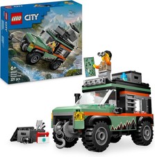 LEGO City Off-Road 4x4 Mountain Truck Toy Set - Building Toys for 6+ Year Old Bo
