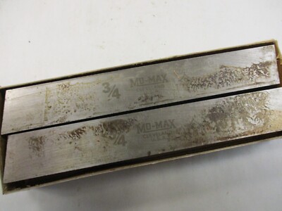 (2) Mo-max Cobalt 3/4'' x 3/4'' x 5'' HSS Steel Tool Bits NEW IN THE BOX!