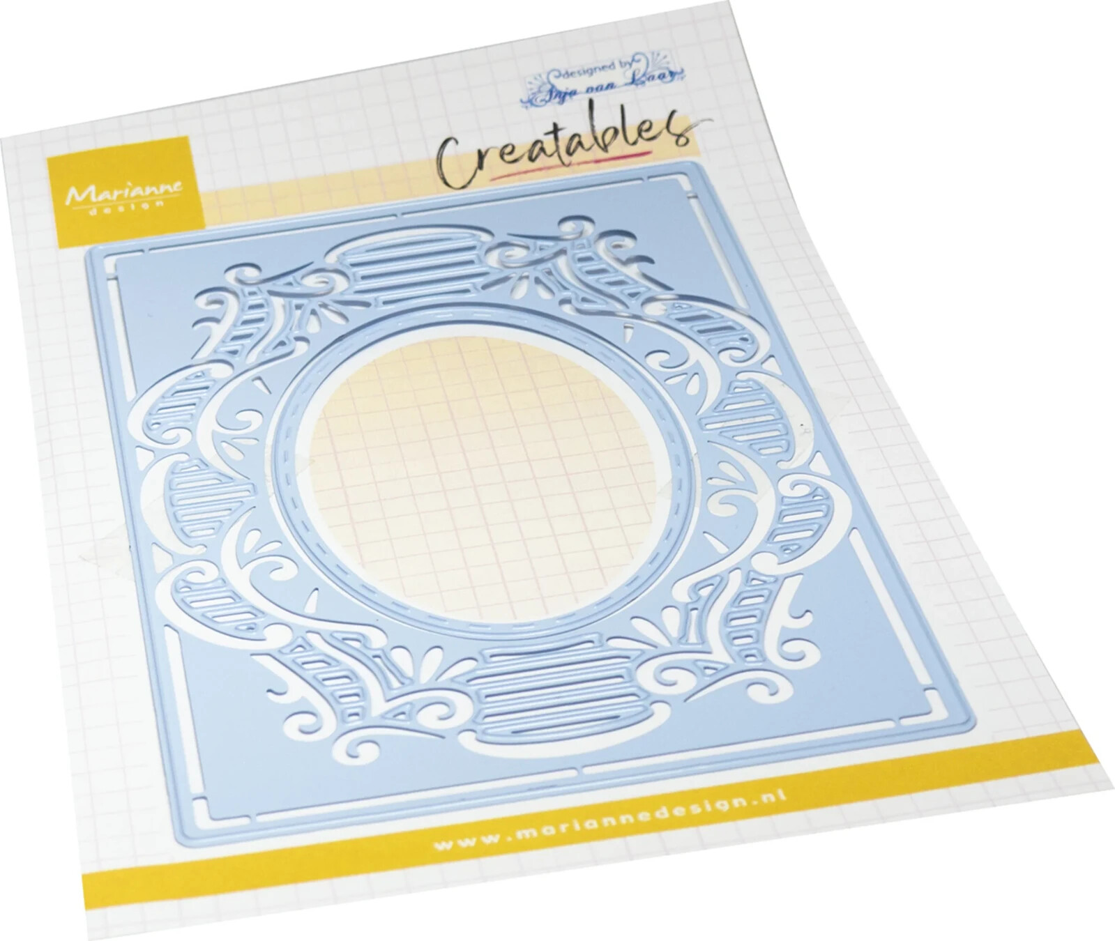 Marianne Designs Metal Cutting Dies Creatable Anja's Stylish Rectangle LR0906