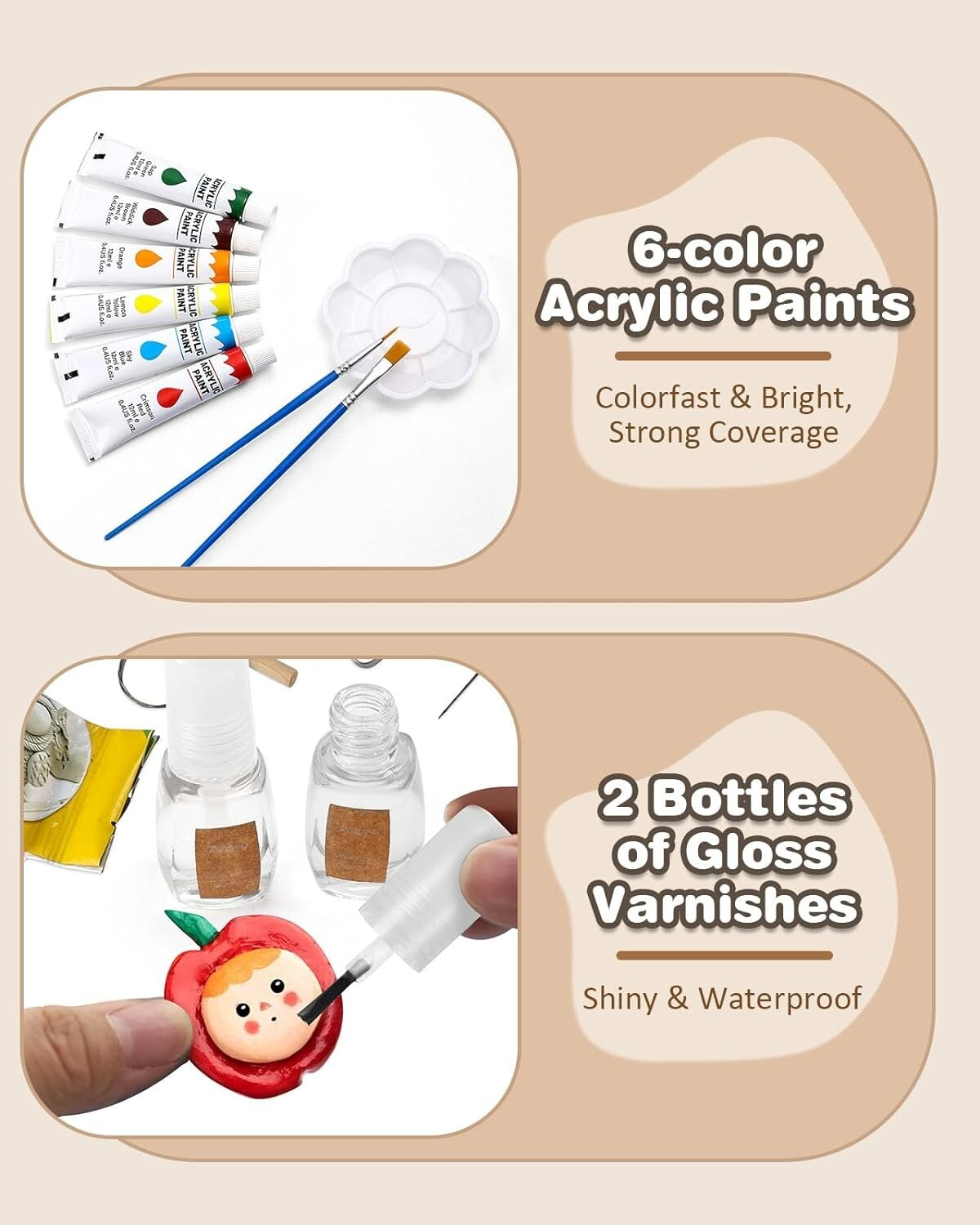 Air Dry Clay Pottery Kit for Beginners Air Drying Clay Kit for Adults