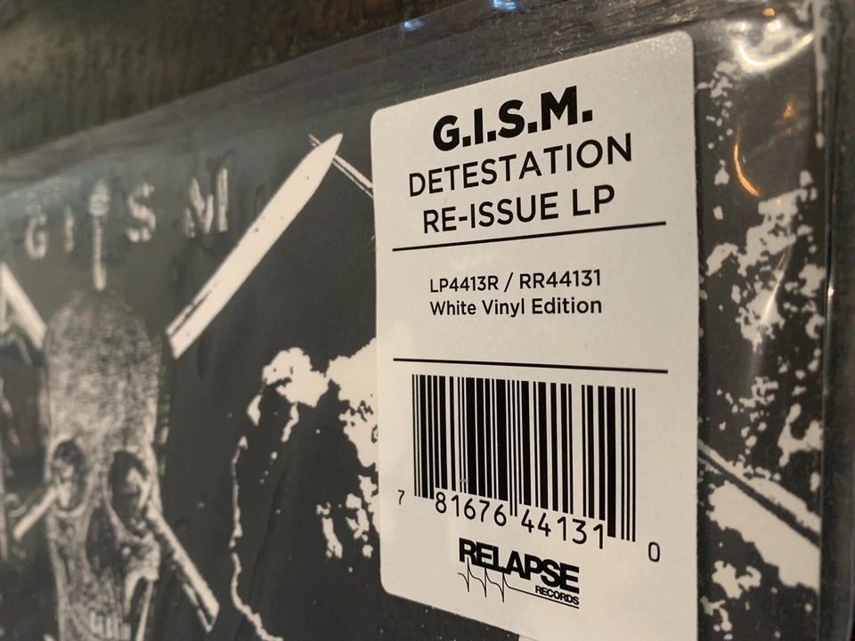 G.I.S.M. Detestation LP White Vinyl-Crow Last Bomb The Shitlickers Poison Idea - Image 4 of 4