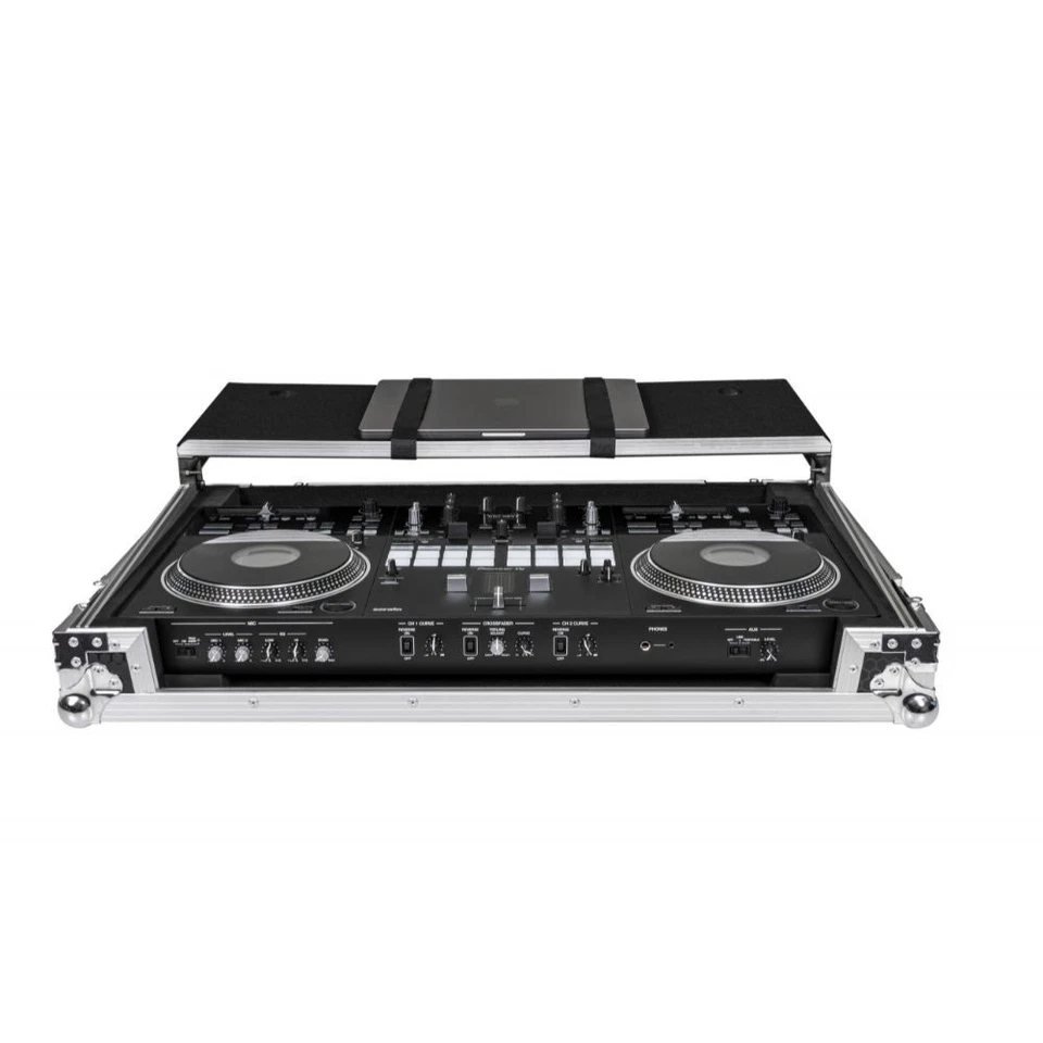 HEADLINER FLIGHT CASE WITH LATOP PLATFORM & WHEELS FOR PIONEER DJ DDJ-REV7 - Image 2 of 4