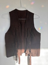 Vintage Suede Fringe vest