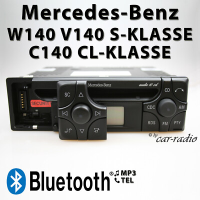 Genuine Mercedes W140 Radio Bluetooth C140 S CL Class Audio 10 CD MF2199 CD-R