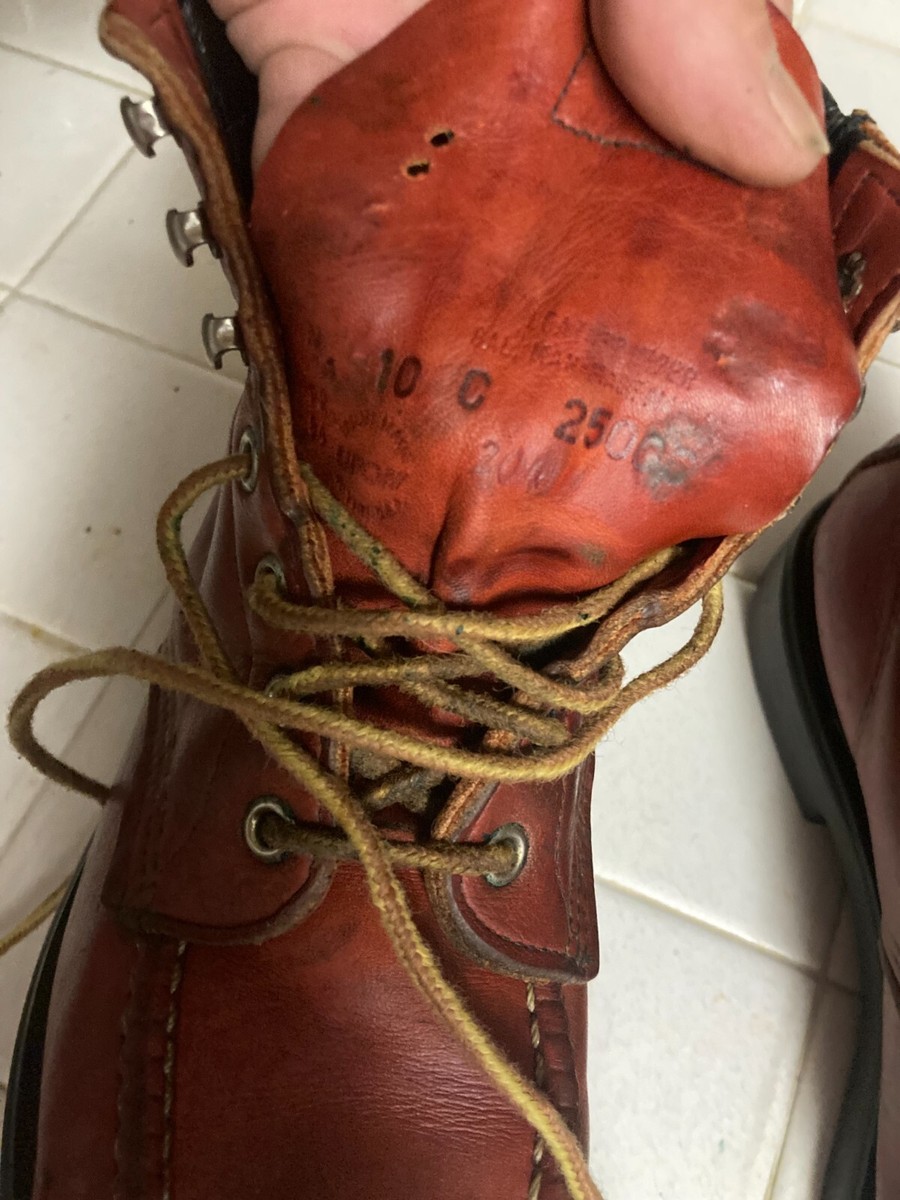 元箱付き！ Red Wing 204 刺繍羽タグ　US 10 D スーパーソール Red Wing 204 Leather SuperSole Moc Toe Ankle Work Boot - 10 C