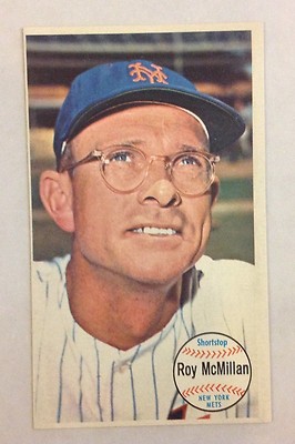 Roy Mcmillan #8 New York Mets Ex 1964 Topps Giants Set Bremse