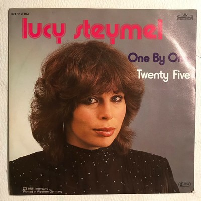 Lucy Steymel '' One by One / Twenty Five ''  7''  single vinyl 1981