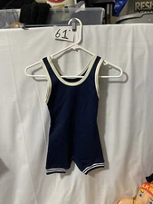 MatMan Singlet-Wrestling/Lifting/MMA blue white Youth Size Small