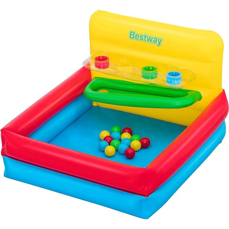 BESTWAY PISCINA CON PALLINE SORT 'N PLAY GIOCO EDUCATIVO 104X94X60 CM CON PALLIN