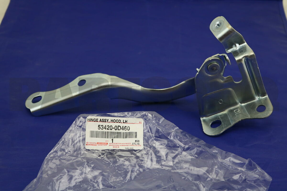 534200D460 Genuine Toyota HINGE ASSY, HOOD, LH 53420-0D460 534200D460 Genuine Toyota HINGE ASSY, HOOD, LH 53420-0D460