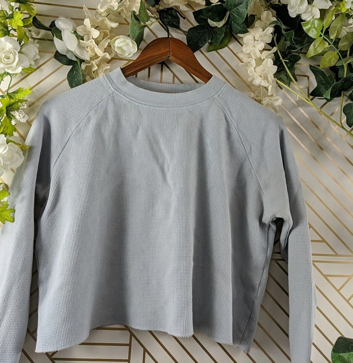 waffle knit long sleeve from brandy melville