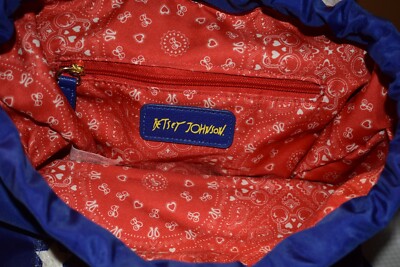 Betsey Johnson backpack patriotic stars, stripes spangles w  display picture 3