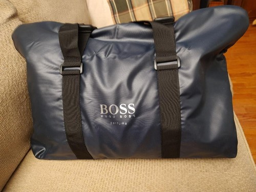 Sac De Voyage Week-end HUGO BOSS - Similicuir Noir - Unisexe - Occasion Comme Neuf