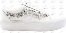 WMNS Vans Old Skool Platform Chain White Gum Brown VN0A3B3U2TL Shoe Sneaker