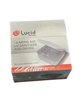 Lucid Hearing Hearing Aid UV Dryer Dehumidifier WHITE 30 Mins Sterilization NEW