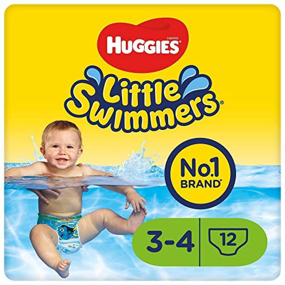 (TG. Taglia 3-4 ( Confezione da 3 x 12)) Huggies Little Swimmers, ‎Pannolini d