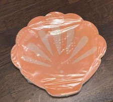 Spritz 10ct Mermaid Shell Snack Paper Plates 7" x 8"