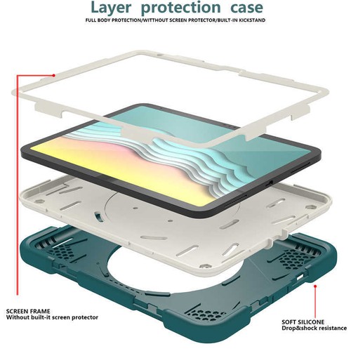 Funda protectora resistente a prueba de golpes para niños para iPad 7/8/9/10/11ª generación Air Pro 11 2025 - Imagen 136 de 156