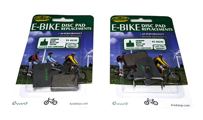 2 Paar Kool-Stop E-Bike Bremsbeläge KS-D620E für Shimano BR-M485/495/575 Tectro