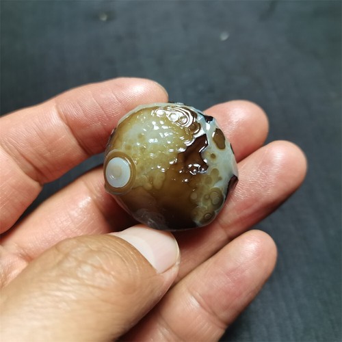 Rare 21.6 G Natural Gobi Agate Eyes Agate/stone Madagascar 32702 - Picture 10 of 14