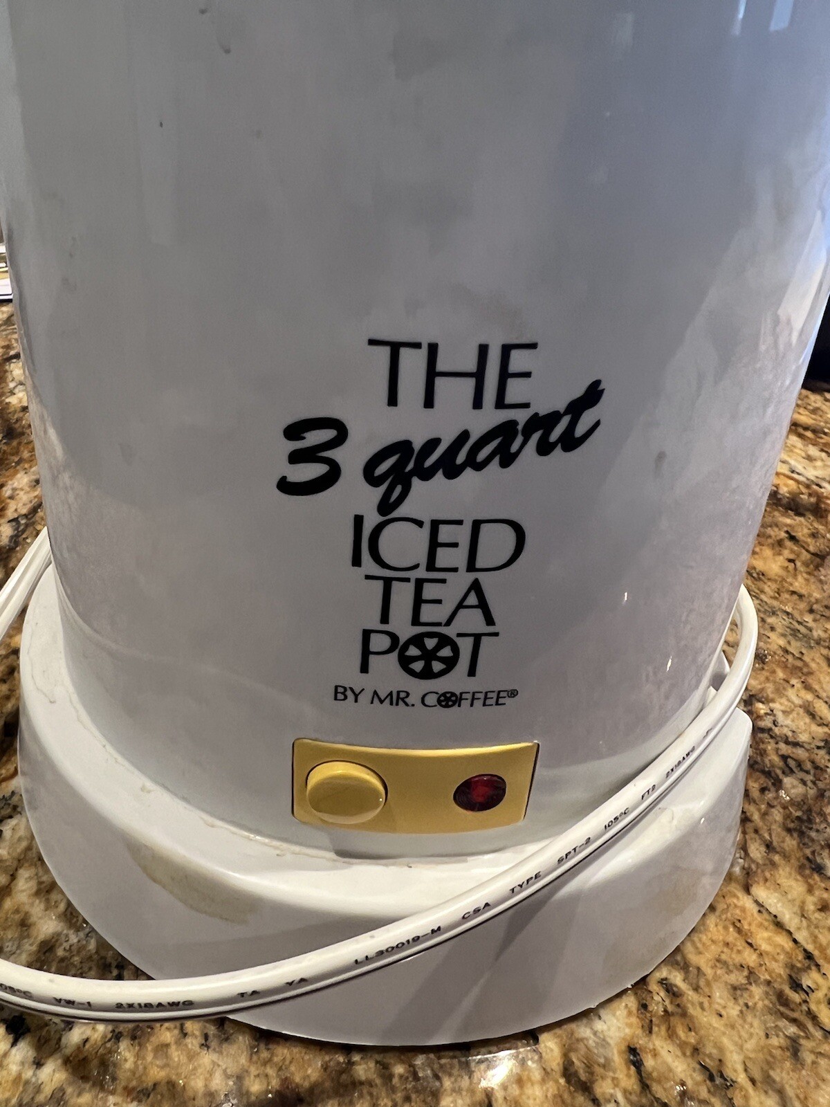 Mr Coffee Iced Tea Maker 3 QUART Series TM3 eBay