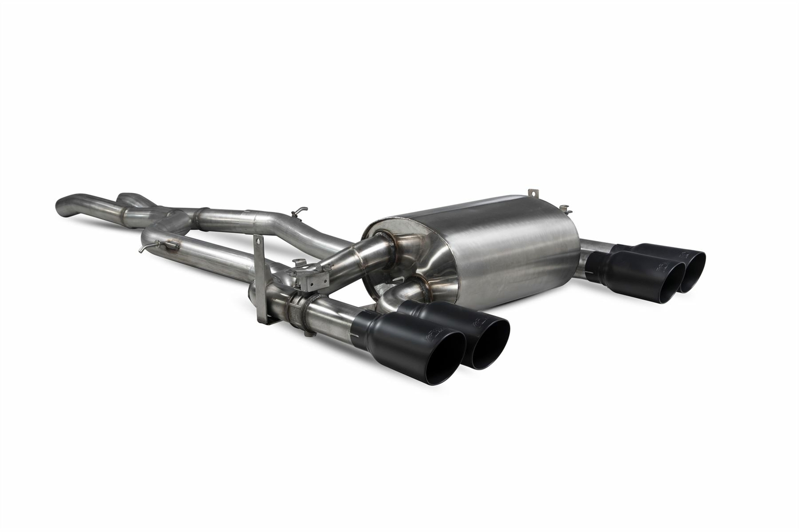 Scorpion Exhaust Non Res Cat-Back Valved Black BMW M3 F80 Non-GPF Model 14-20