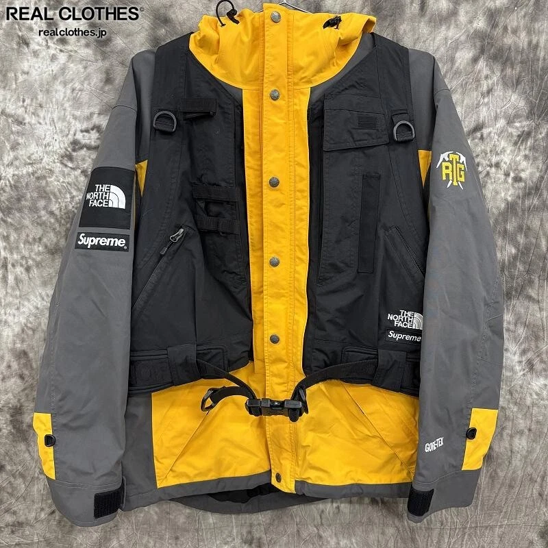 Supreme X The North Face 20ss RTG JACKET parka de montagne NP61903I gris jaune L